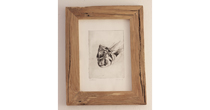 upcycled oak frame