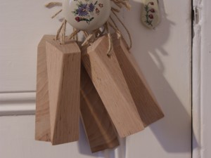 Door wedge in oak