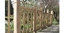 .  Oak & chestnut panels
