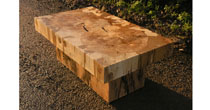 Spalted beech coffee table