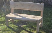 Dorset Wildlife Trust oak bench