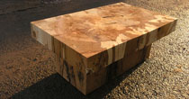 Spalted beech coffee table