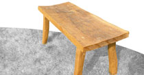Oak & chestnut coffee table